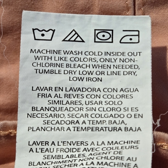 Lee Midrise Fit 1889 Peach Bermuda Shorts Women size 10 (M) - Picture 5 of 16